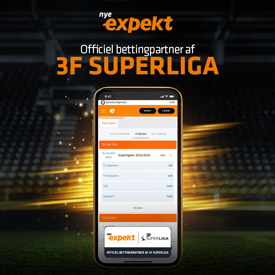 Nye expekt strikes new sponsorship with the Danish football league