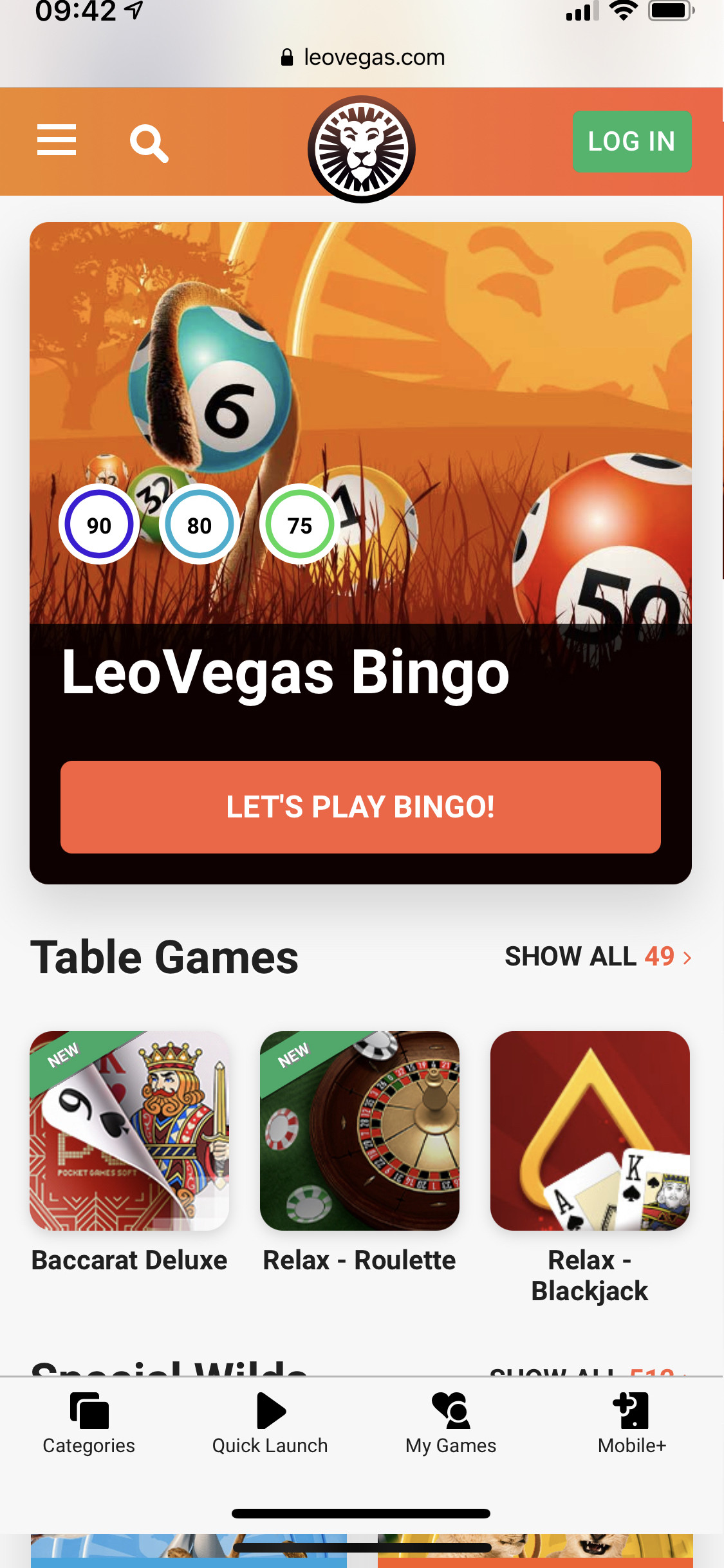 LeoVegas launches Bingo