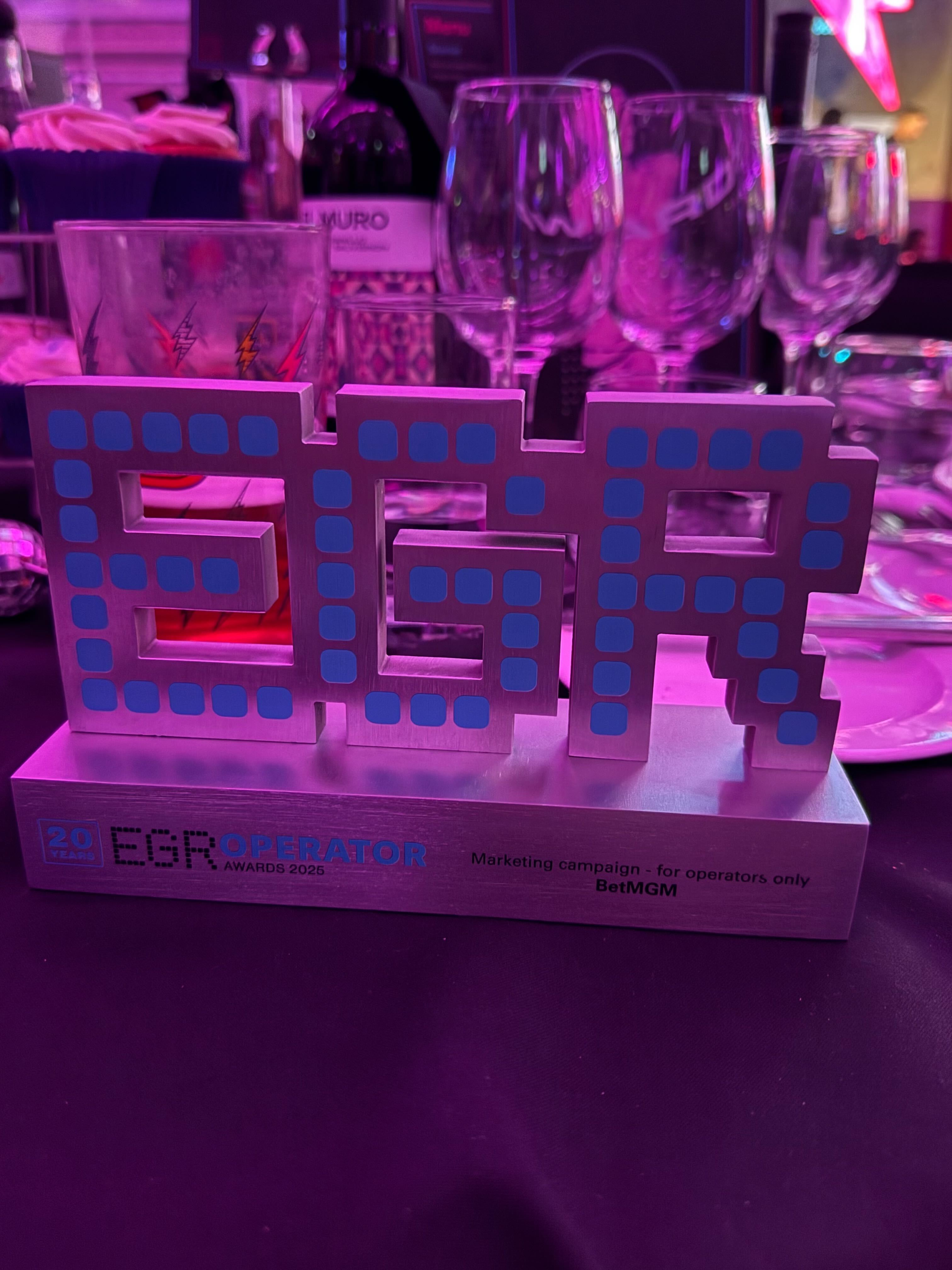 Bullseye at the EGR Operator Awards 2025